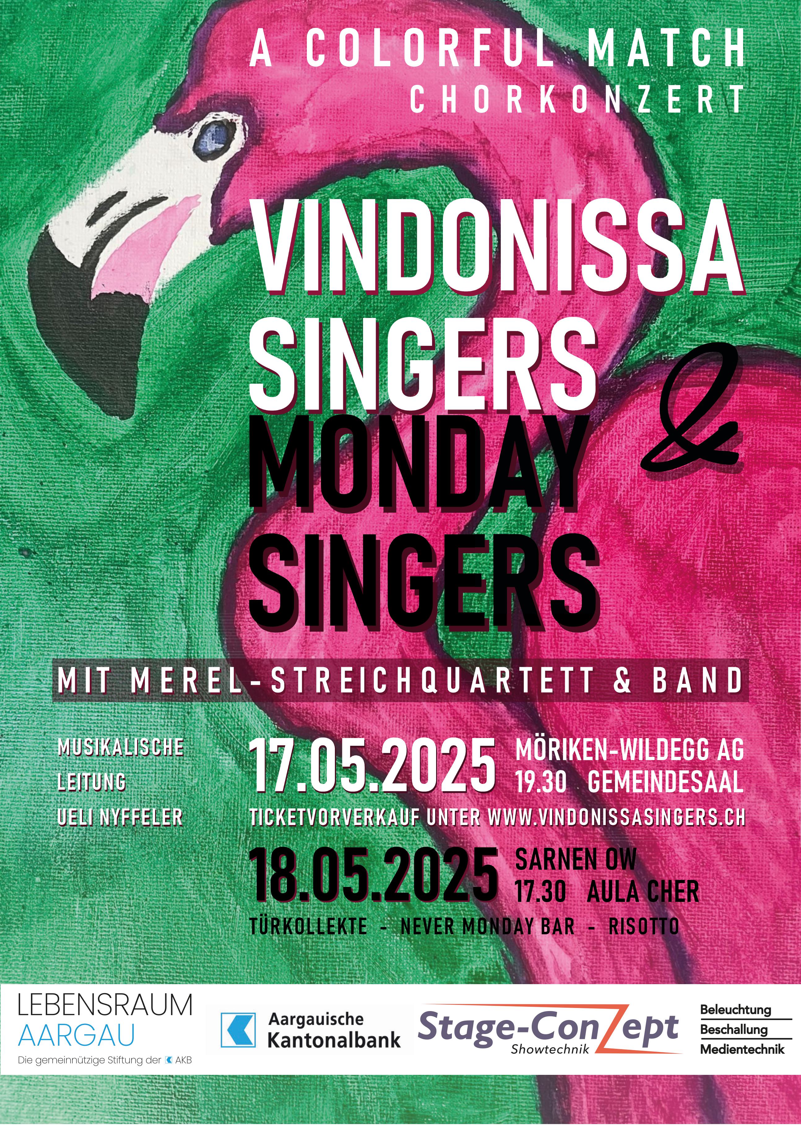Monday Singers   Konzert Plakat   NEU   07.01.2025